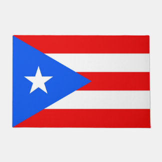 Tapete Porta Mat com bandeira de Porto Rico, EUA