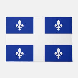 Tapete Porta Mat com Bandeira de Quebec, Canadá