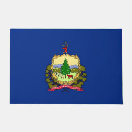 Tapete Porta Mat com bandeira do Estado de Vermont, EUA