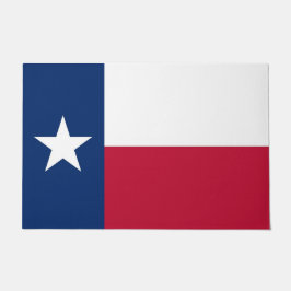 Tapete Porta Mat com Bandeira do Estado do Texas, EUA