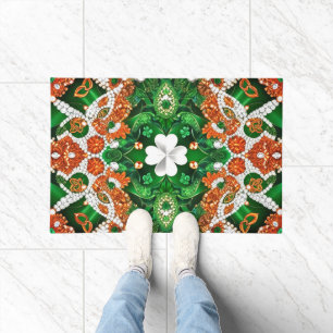 Tapete Porta Mat com design de cores irlandesas