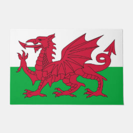Tapete Porta Mat com Flag of Wales, Reino Unido