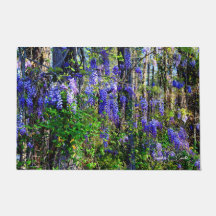 Porta Mat com Wisteria Design