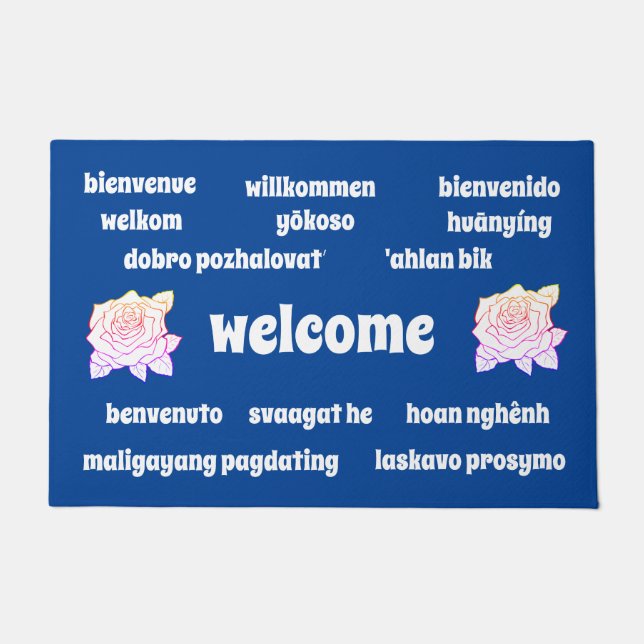 Tapete Porta multilíngue (Frente)