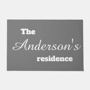 Tapete Porta Personalizada - A Residência do Anderson