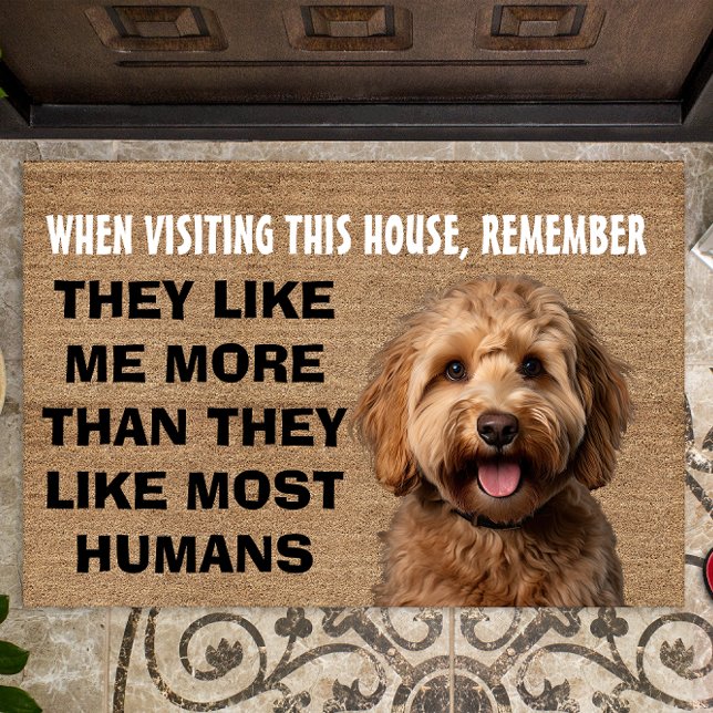 Tapete Porta personalizada do Groodle (Criador carregado)