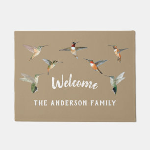 Tapete Porta Personalizada do Hummingbird