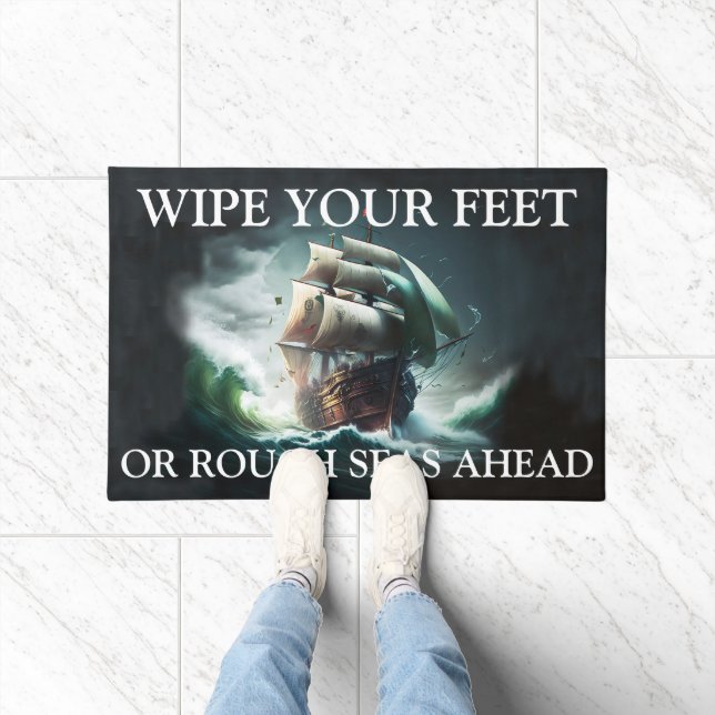 Tapete Porta Personalizada do Tema Náutico (Interior)