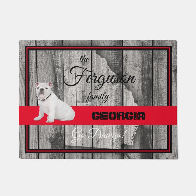 Tapete Porta Personalizada Georgia Mat (Frente)