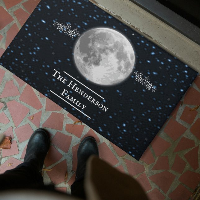 Tapete Porta Personalizada Lunar (Lunar Personalized Doormat)