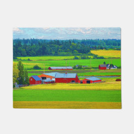 Tapete Porta Red Barn de Whidbey Island