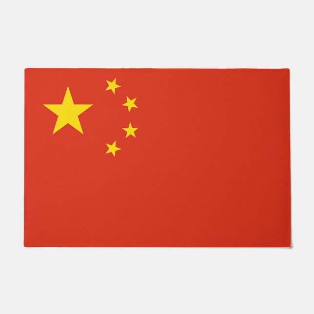 Tapete Porta-tapete com bandeira da China (Frente)