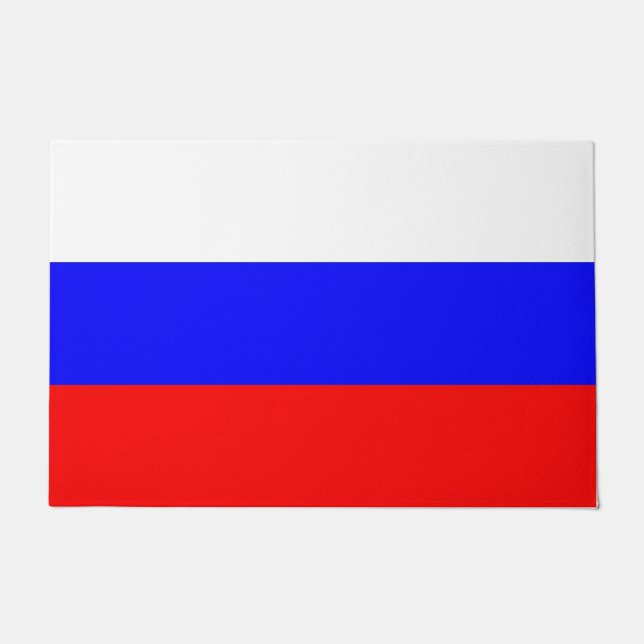 Tapete Porta-tapete com bandeira da Rússia (Frente)