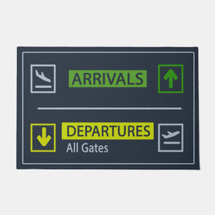 Tapete Porta-Voo Do Avião, Presente Para Pista-Piloto