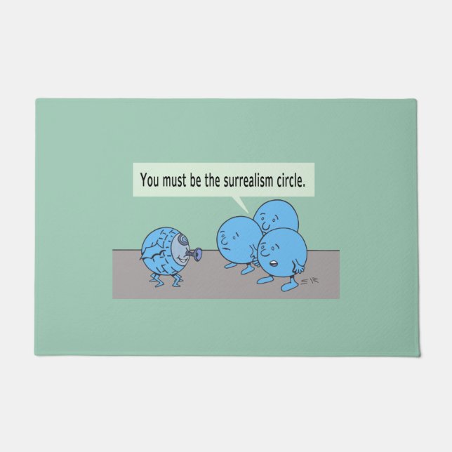 Tapete Portão do círculo do surrealismo (Frente)