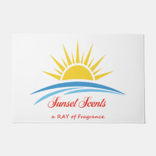 Tapete Portas do logotipo de odores solares