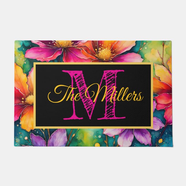 Tapete Porteiro personalizado colorido (Frente)