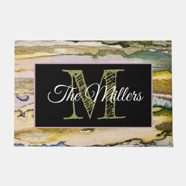 Tapete Porteiro personalizado colorido (Frente)