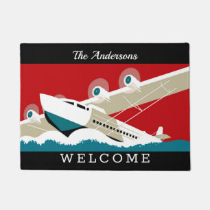 Tapete Poster de viagens Vintage 1936 - Arte plano, preto