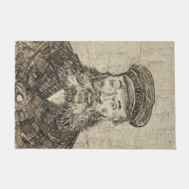Tapete Postman Joseph Roulin (Sepia Sketch) (por van Gogh