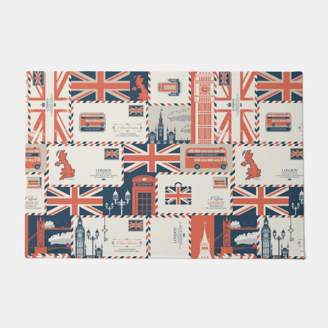 Tapete Posto Doormat de Londres (Frente)
