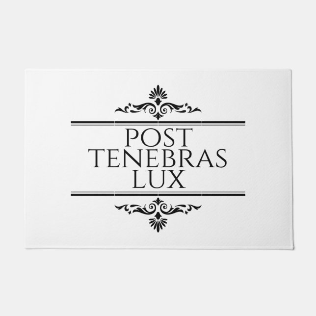 Tapete Posto Tenebras Lux (Frente)