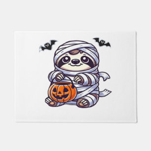 Tapete Preguiça de Halloween Múmia Crianças Mulheres Home