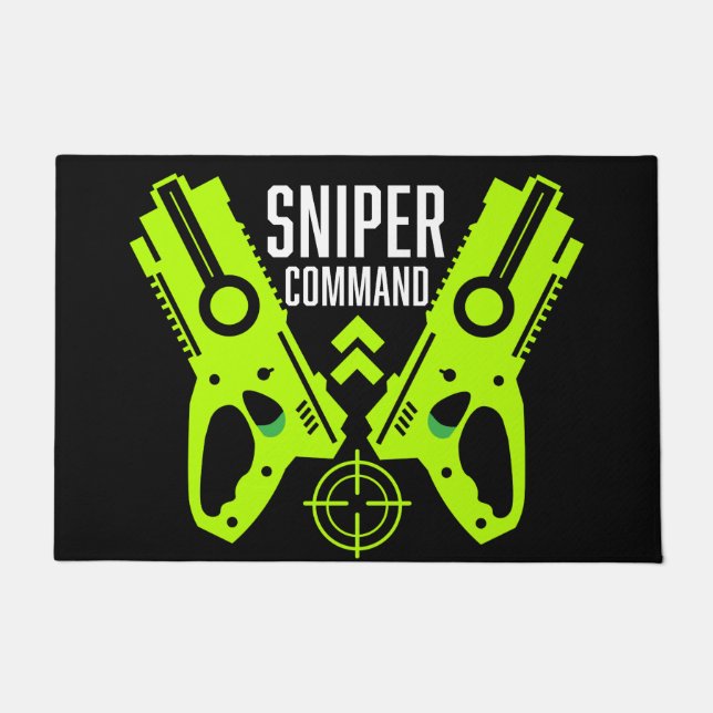 Tapete Presente de Batalha de Arma de Brinquedos para Cri (Frente)