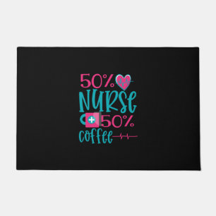 Tapete Presente de Enfermeira 50 Enfermeiro 50 Café