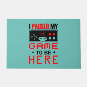 Tapete Presente De Jogador Eu Parei Meu Jogo Para Estar A