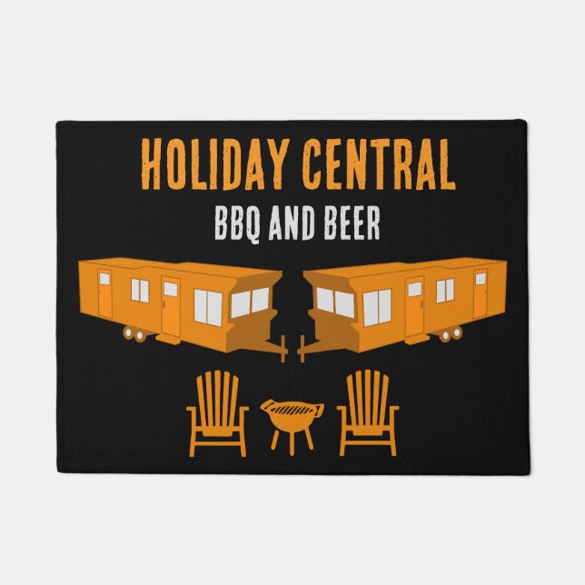 Tapete Presente inicial estático de caravana (Frente)