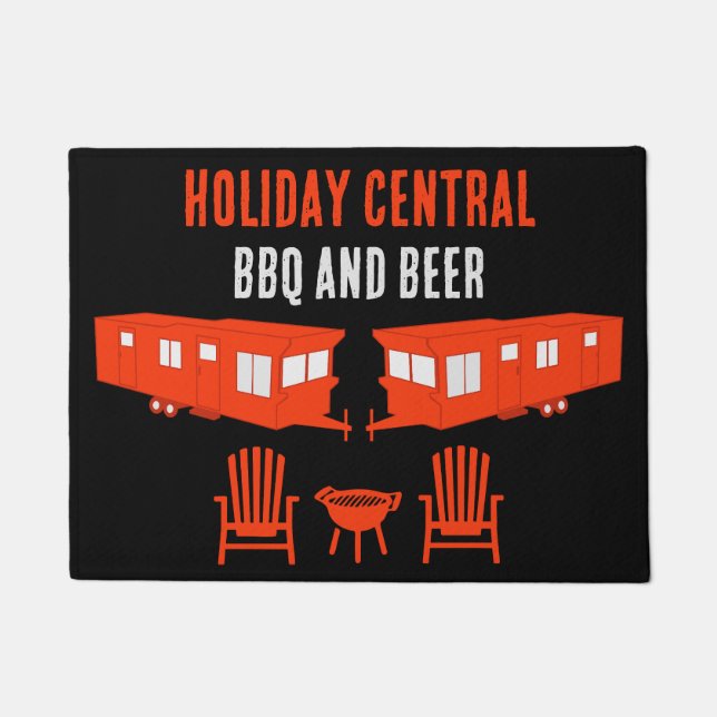 Tapete Presente inicial estático de caravana (Frente)