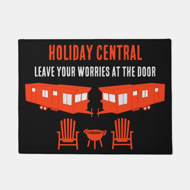 Tapete Presente inicial estático de caravana (Frente)