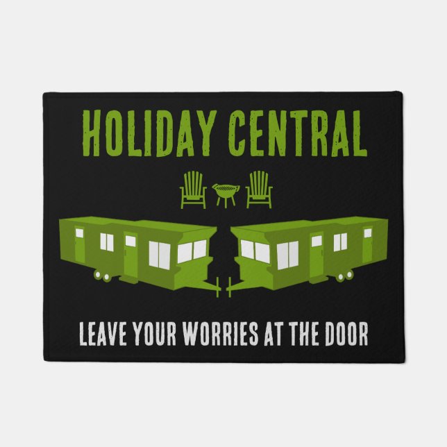 Tapete Presente inicial estático de caravana (Frente)