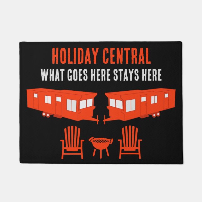 Tapete Presente inicial estático de caravana (Frente)