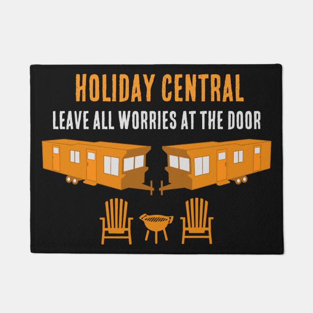 Tapete Presente inicial estático de caravana (Frente)