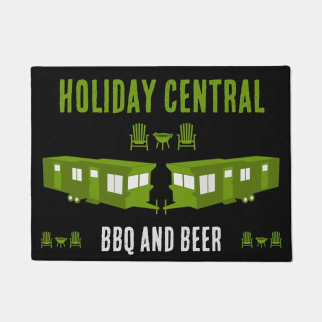 Tapete Presente inicial estático de caravana (Frente)