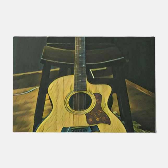 Tapete Presente para amigo guitarrista (Frente)