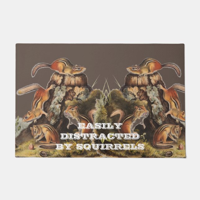 Tapete Presentes de esquilo de chipset personalizados (Frente)