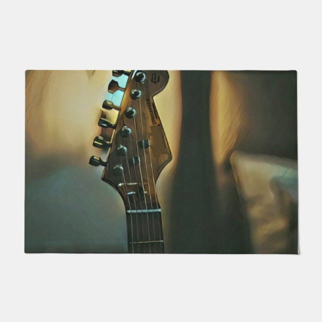 Tapete Presentes de guitarra vindimada (Frente)