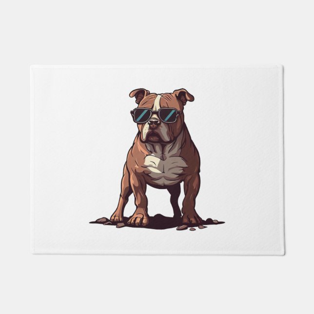 Tapete Presentes do proprietário Pitbull (Frente)