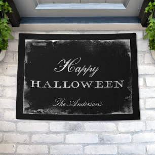 Tapete Preto Gótico e Feliz Halloween Personalizado