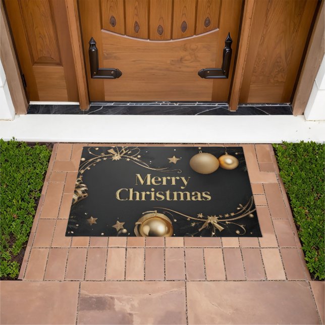 Tapete Preto moderno e Dourado (Ar livre)