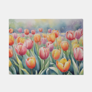 Tapete Pretty spring tulips