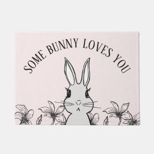 Tapete Primavera Floral Rosa Bunny