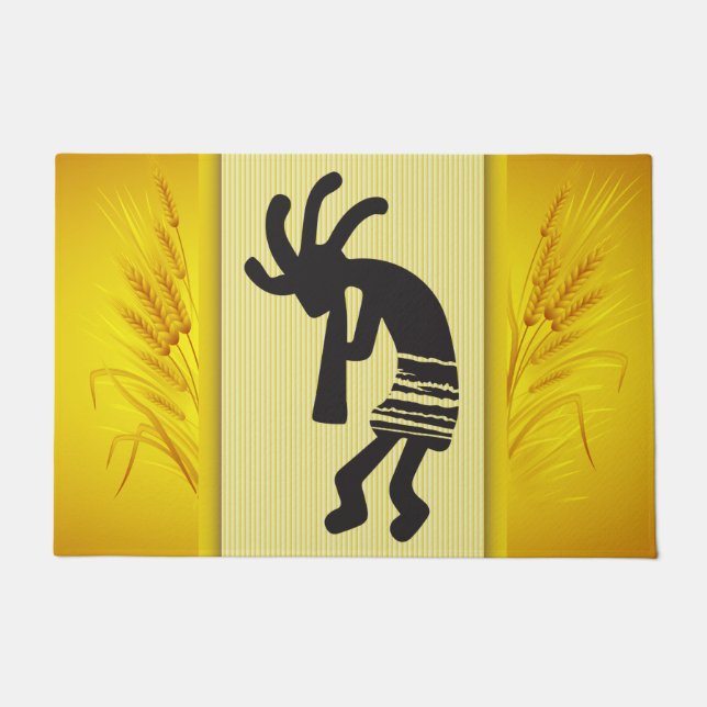 Tapete Primavera Planting Kokopelli Doormat (Frente)
