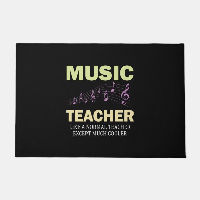Tapete Professor de presentes | Professor de Música Muito (Frente)