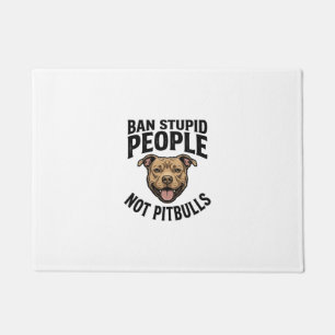 Tapete Proibir Pessoas Estúpidas Não Pitbulls Design de C