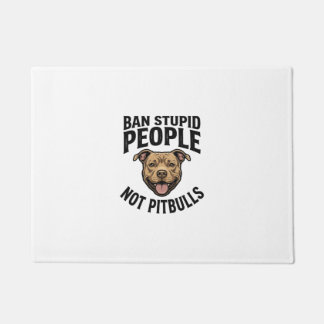 Tapete Proibir Pessoas Estúpidas Não Pitbulls Design de C