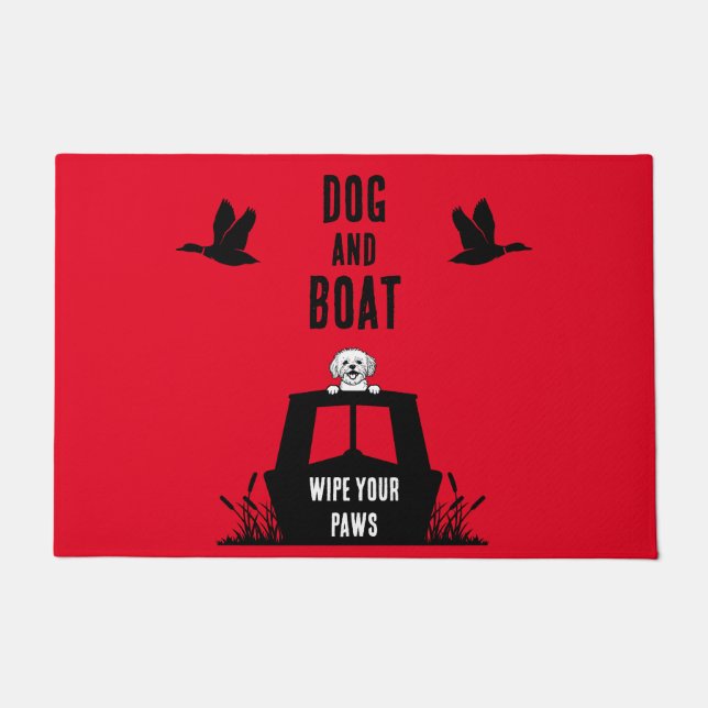 Tapete Proprietário de Cães Canalboat em Narrowboat (Frente)